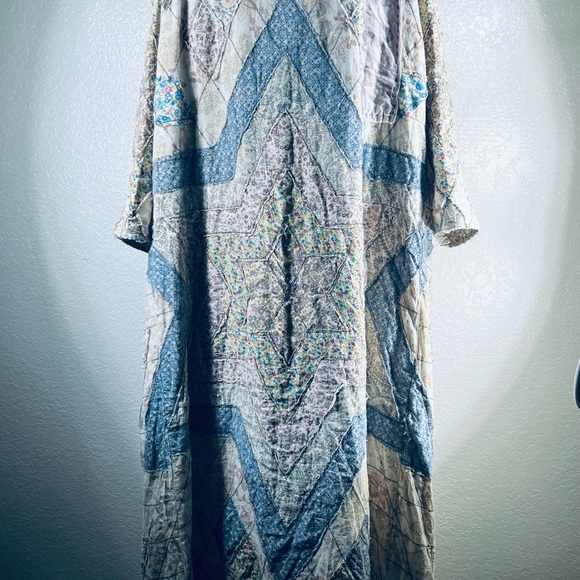 Magnolia Pearl OOAK Star of David quilted Coat (CHARITY) OS NWT - Picture 3 of 15